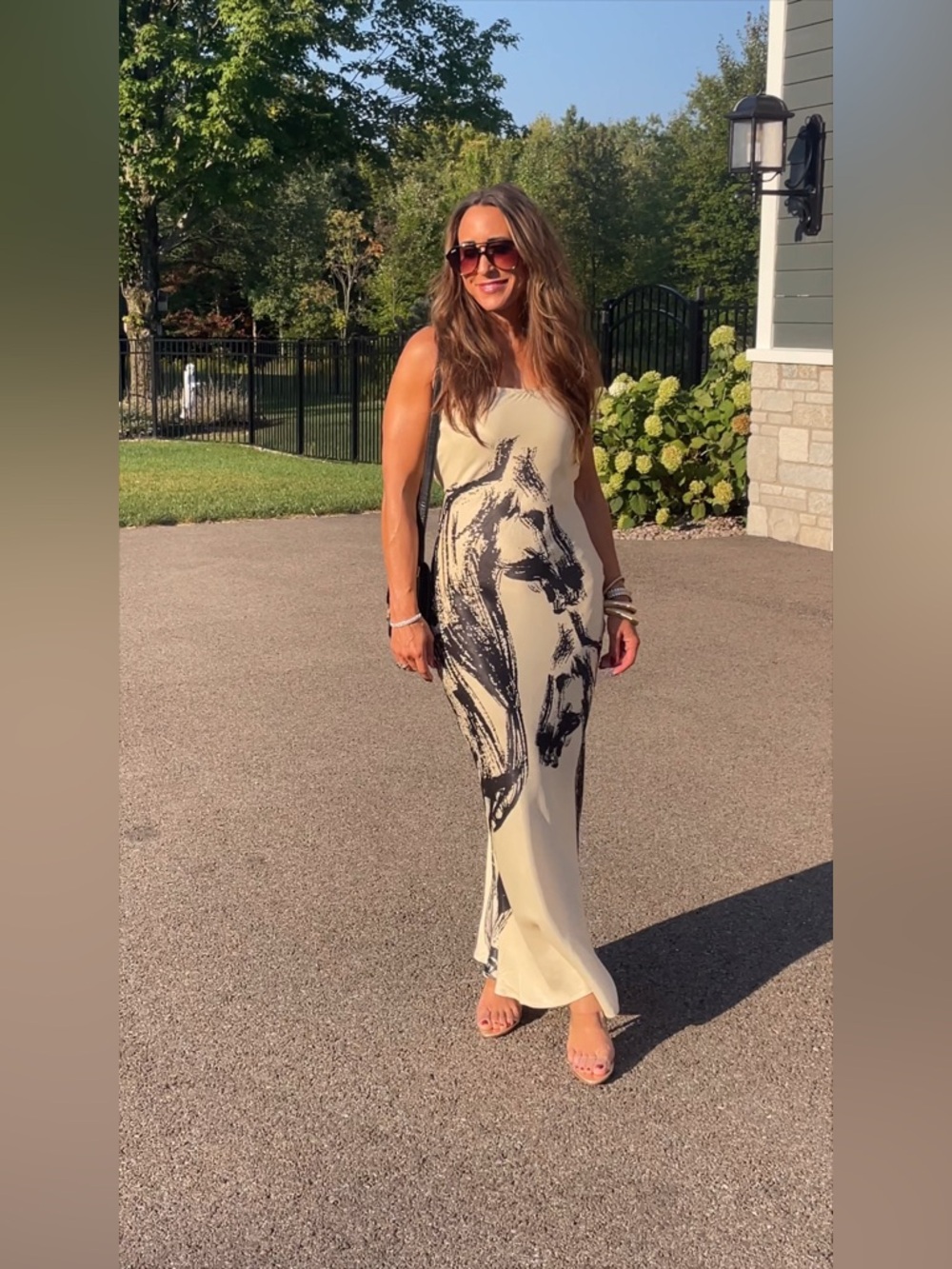 Anthropologie Horse Slip Maxi Dress - Picture 2 of 3